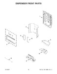 Diagram for 09 - Dispenser Front Parts