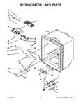 Diagram for 03 - Refrigerator Liner Parts