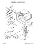 Diagram for 04 - Freezer Liner Parts