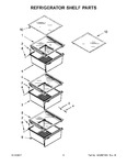 Diagram for 04 - Refrigerator Shelf Parts