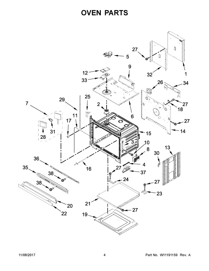 Diagram for JJW2727DS02