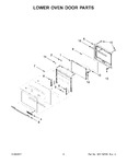 Diagram for 05 - Lower Oven Door Parts