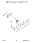 Diagram for 03 - Control Panel And Latch Parts