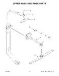 Diagram for 08 - Upper Wash And Rinse Parts