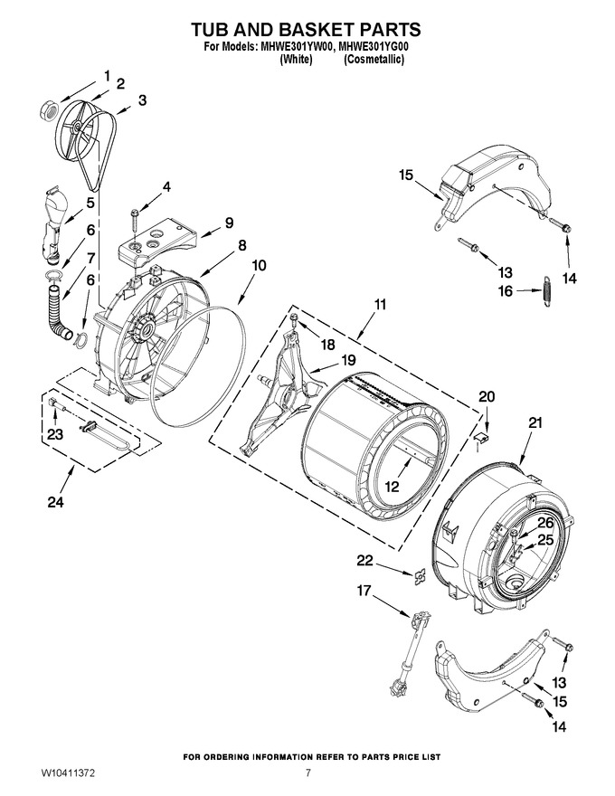 Diagram for MHWE301YW00