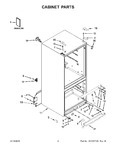 Diagram for 02 - Cabinet Parts