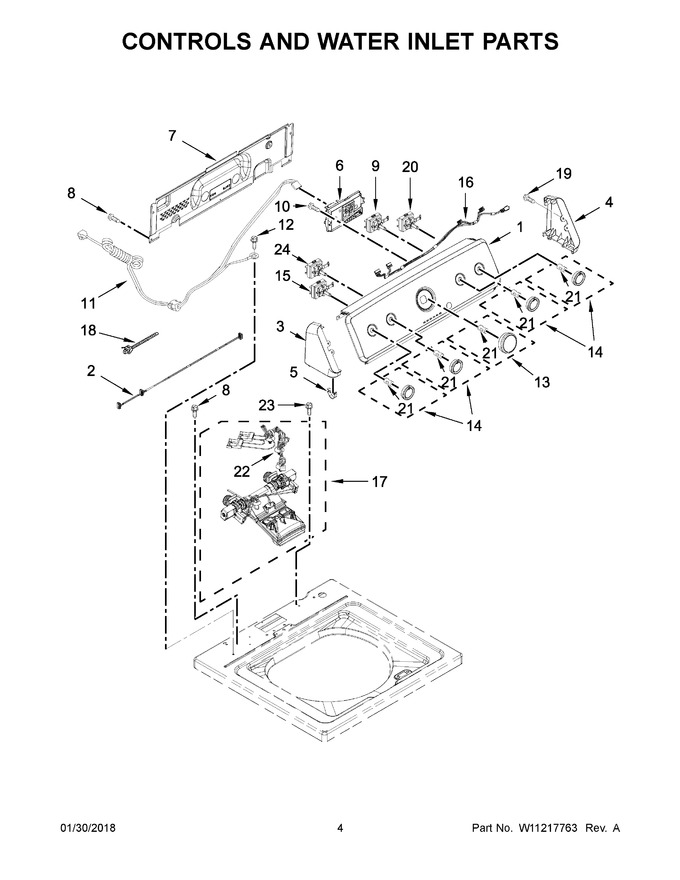 Diagram for MVWC465HW0