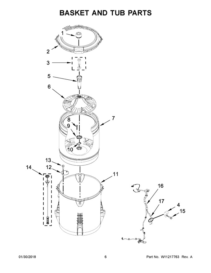 Diagram for MVWC465HW0