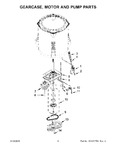 Diagram for 05 - Gearcase, Motor And Pump Parts