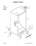 Diagram for 02 - Cabinet Parts