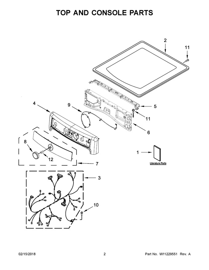 Diagram for YMED5500FW2