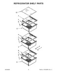 Diagram for 04 - Refrigerator Shelf Parts