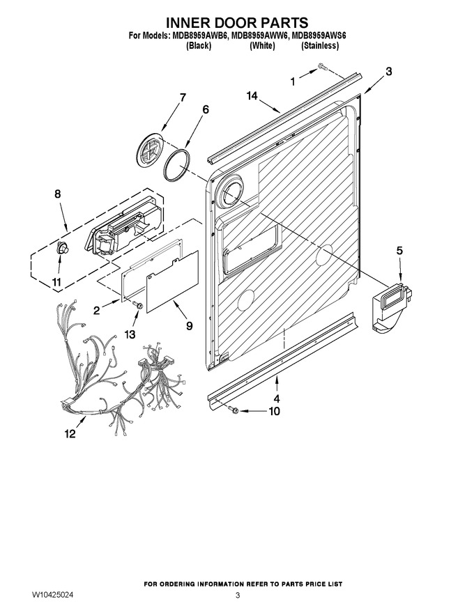 Diagram for MDB8959AWS6