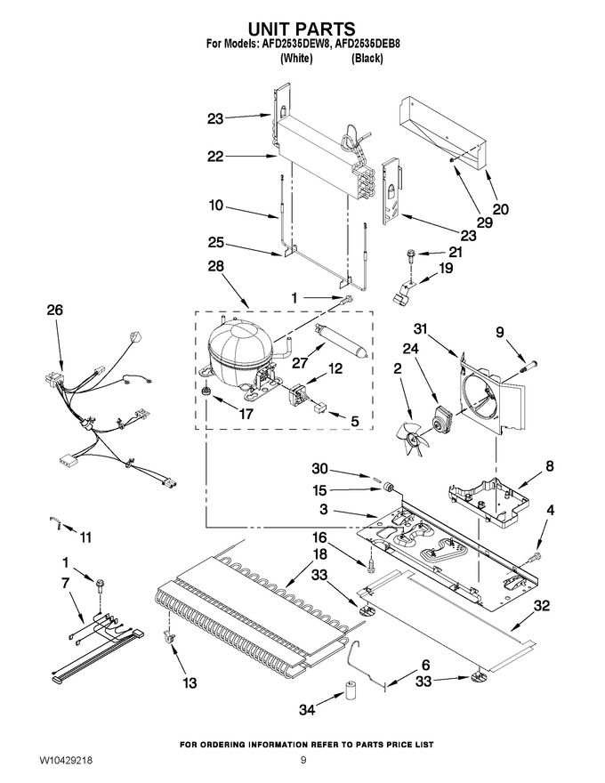 Diagram for AFD2535DEW8