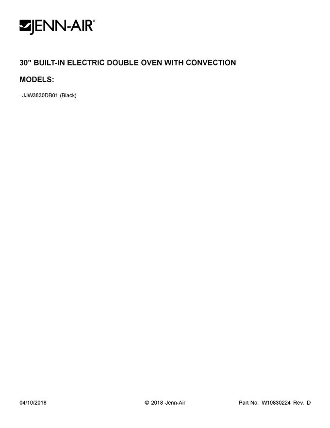 Diagram for JJW3830DB01