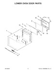 Diagram for 05 - Lower Oven Door Parts