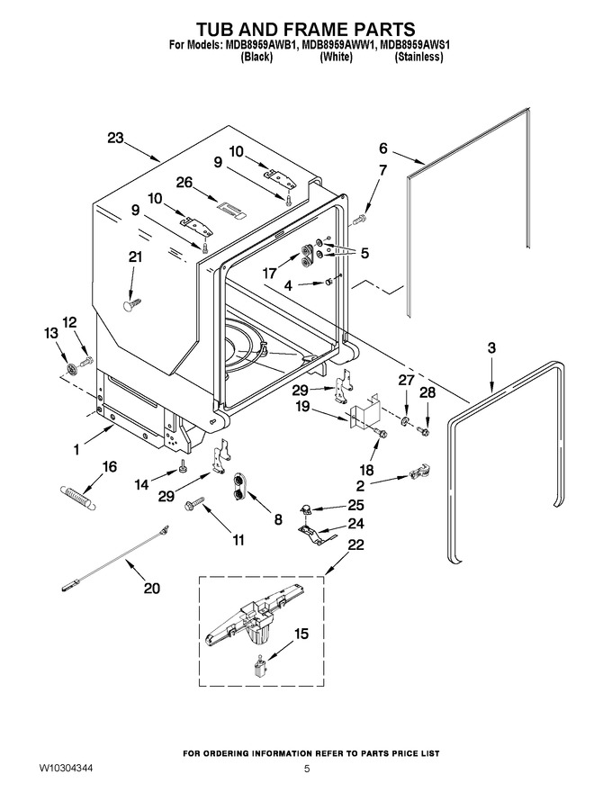 Diagram for MDB8959AWB1