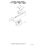 Diagram for 02 - Control Panel Parts