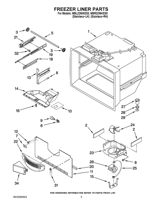 Diagram for MBL2256KES5