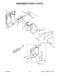 Diagram for 11 - Dispenser Front Parts