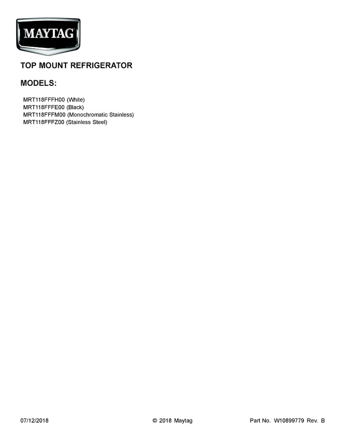 Diagram for MRT118FFFM00