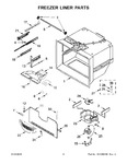 Diagram for 04 - Freezer Liner Parts