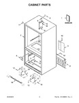 Diagram for 02 - Cabinet Parts