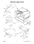 Diagram for 04 - Freezer Liner Parts