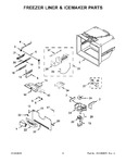 Diagram for 04 - Freezer Liner & Icemaker Parts