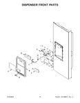 Diagram for 09 - Dispenser Front Parts