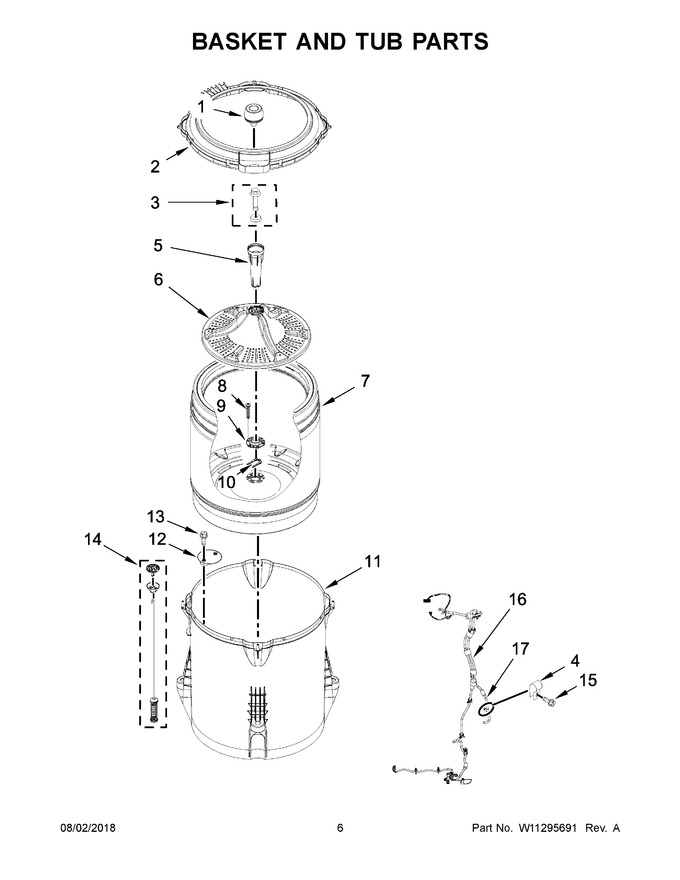 Diagram for MVWC465HW2