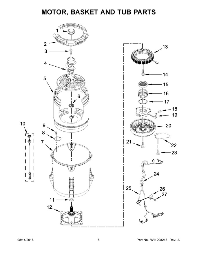 Diagram for MVWB765FW3