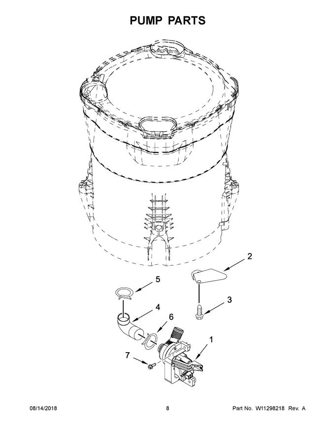 Diagram for MVWB765FW3