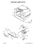 Diagram for 04 - Freezer Liner Parts