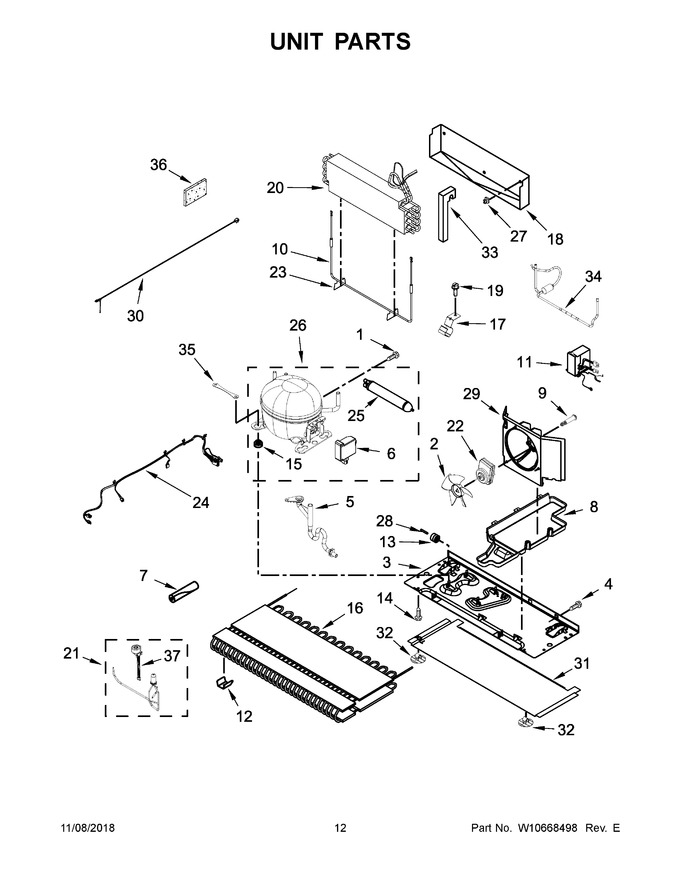 Diagram for MFX2876DRH00