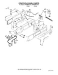 Diagram for 03 - Control Panel Parts