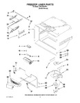 Diagram for 02 - Freezer Liner Parts