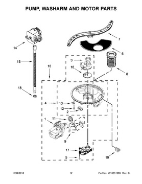 W10476222 | Whirlpool DIVERTER VALVE MOTOR ASM. | Automatic Appliance Parts