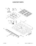 Diagram for 02 - Cooktop Parts