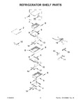 Diagram for 04 - Refrigerator Shelf Parts