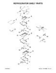 Diagram for 04 - Refrigerator Shelf Parts