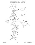 Diagram for 04 - Freezer Shelf Parts