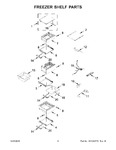 Diagram for 04 - Freezer Shelf Parts