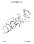 Diagram for 08 - Dryer Door Parts