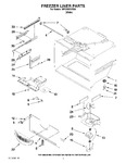 Diagram for 02 - Freezer Liner Parts