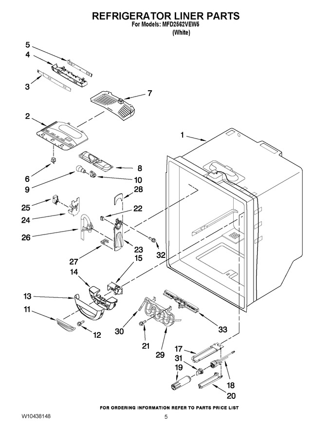 Diagram for MFD2562VEW5