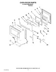 Diagram for 06 - Oven Door Parts