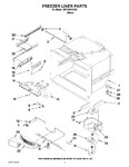 Diagram for 02 - Freezer Liner Parts