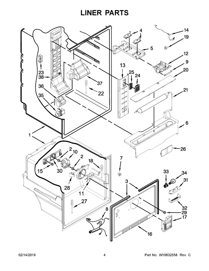 Diagram for MFW2055YEW01