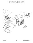 Diagram for 11 - 18" Internal Oven Parts